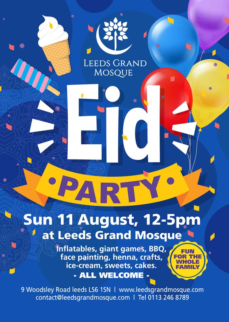 Eid Party Leeds Grand Mosque